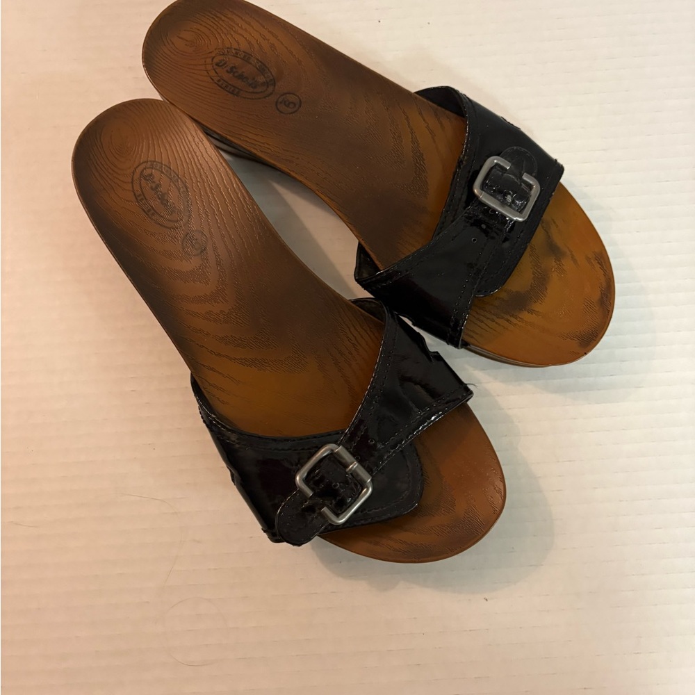 Dr Scholls  Women's 9 Black  Advanced Comfort Sandals
